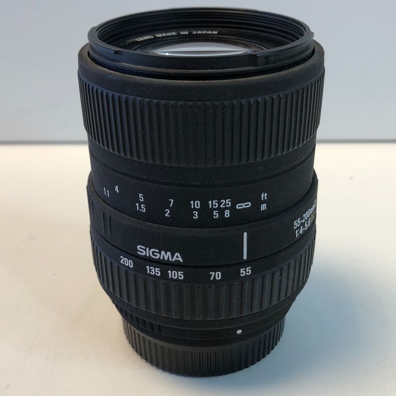 Sigma 55-200mm 1:4-5.6 DC | Zoomlens voor Nikon