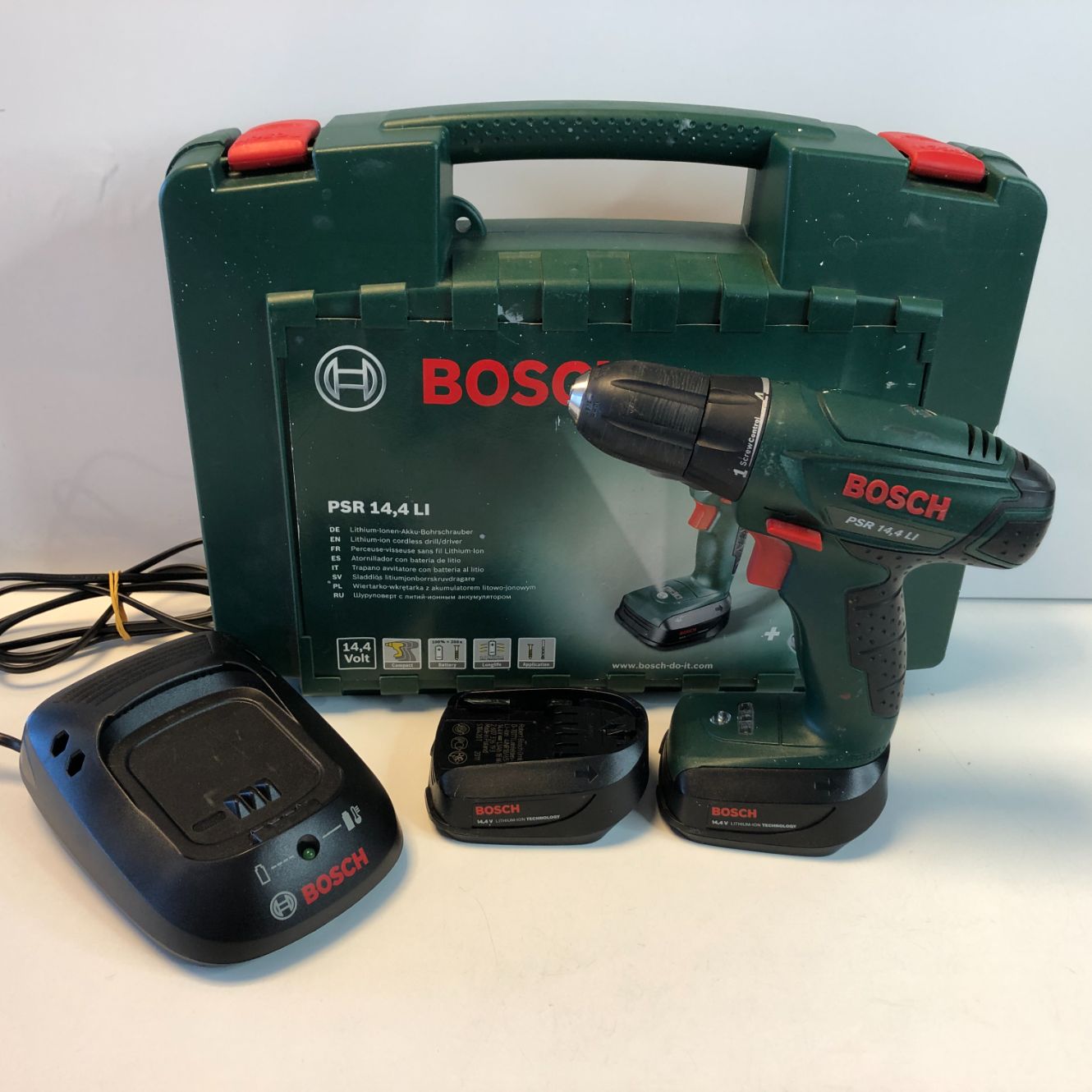 Bosch PSR 14,4 Li Boorschroefmachine | 2 Accu's + Lader |