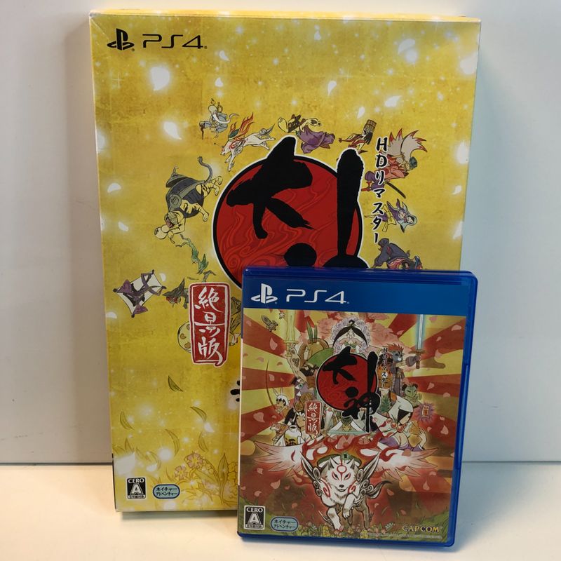 PS4 Okami HD Remaster Zekkeiban Sachi Tsutsumi Limited Edit