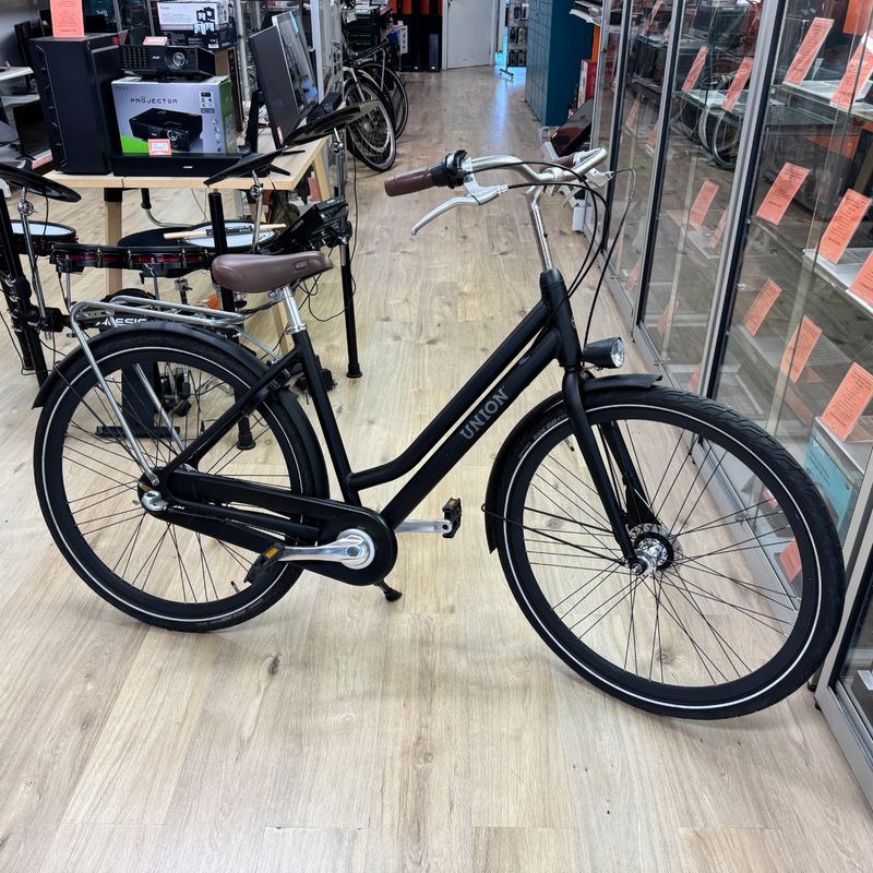 Union Curb Damesfiets Zwart | Zeer Nette Staat
