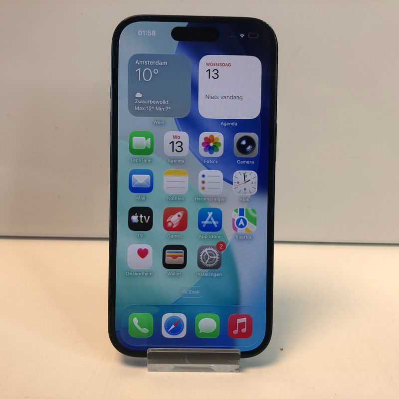 Apple iPhone 15 Zwart 128GB | 84% | Gebruikt