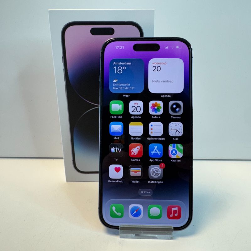 Apple iPhone 14 Pro 128GB Paars | 91% | Zeer Nette Staat