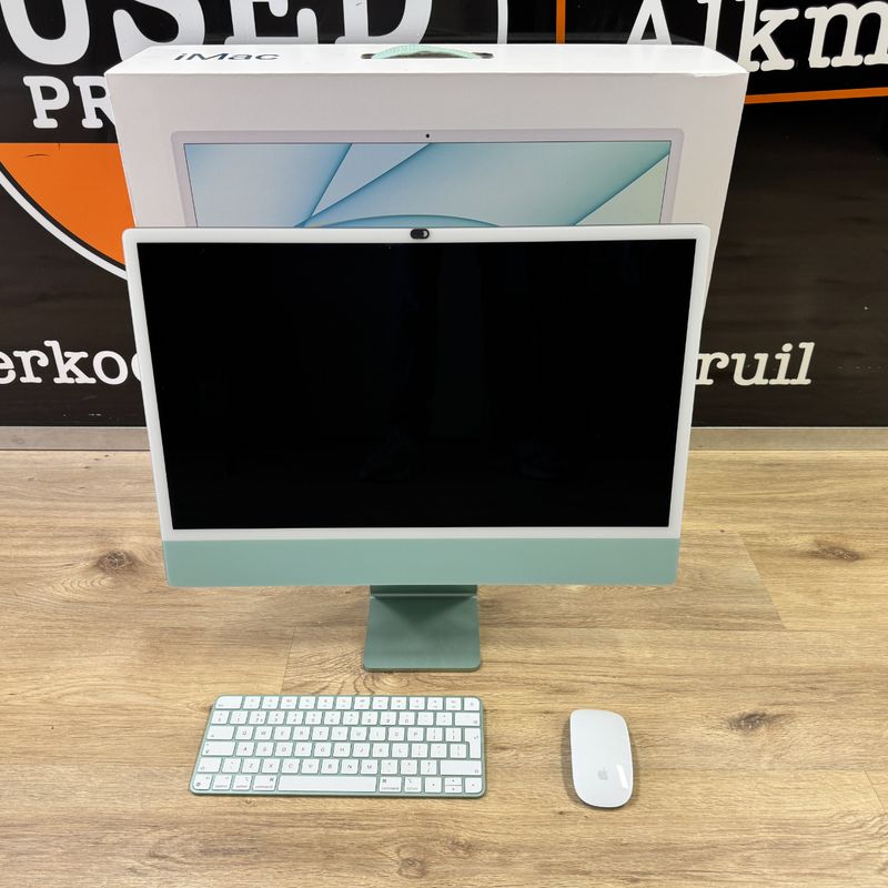 Apple iMac 2021 24 Inch | M1 | 8GB | 256GB |Compleet in doos