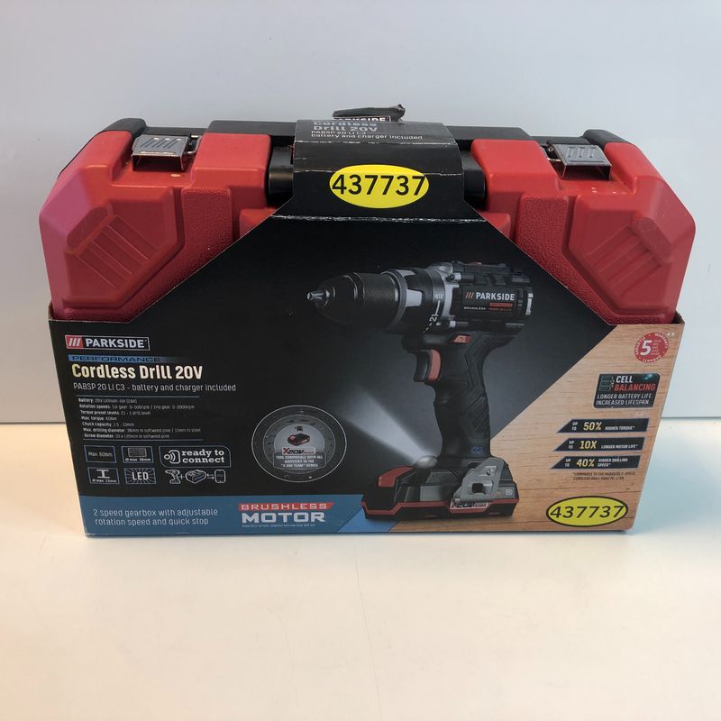 Parkside Cordless Drill 20V 437737 | NIEUW!