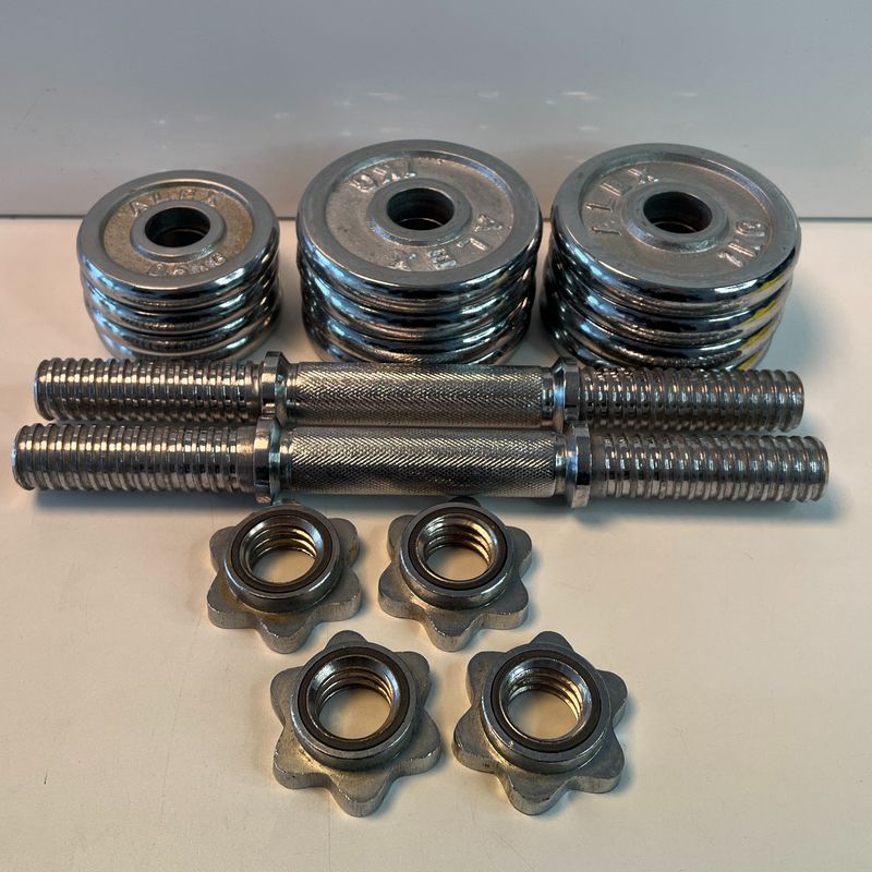 Dumbelset zilver | Nette Staat