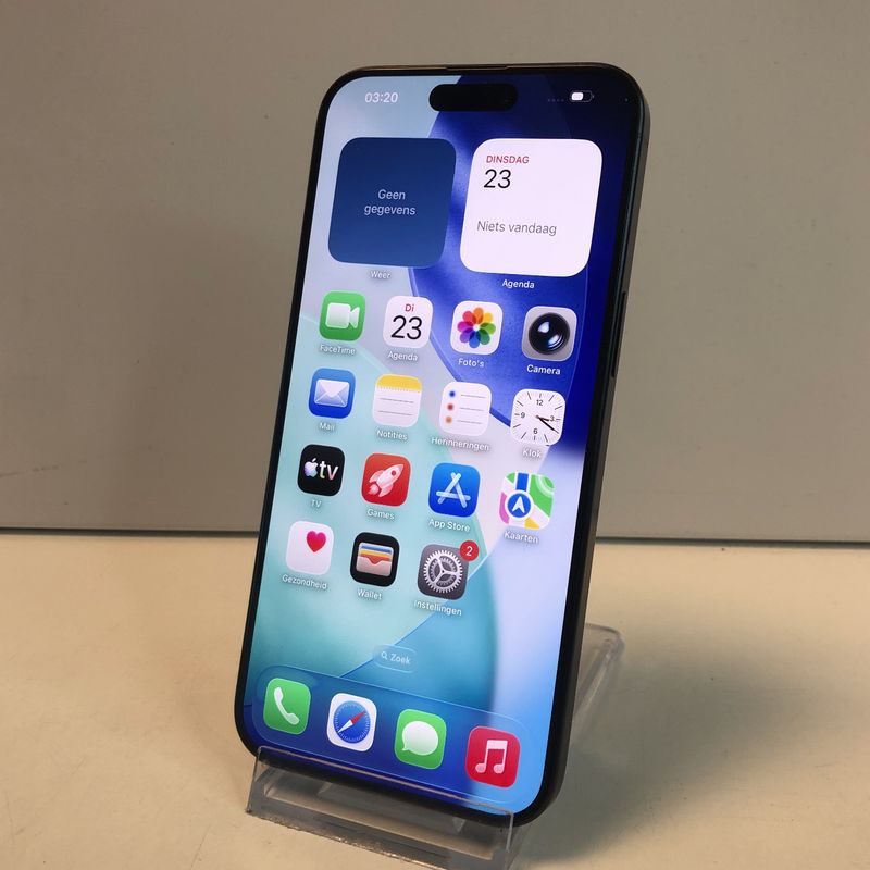 Apple iPhone 15 Pro Max 256GB Blauw | 85% | Nette staat!
