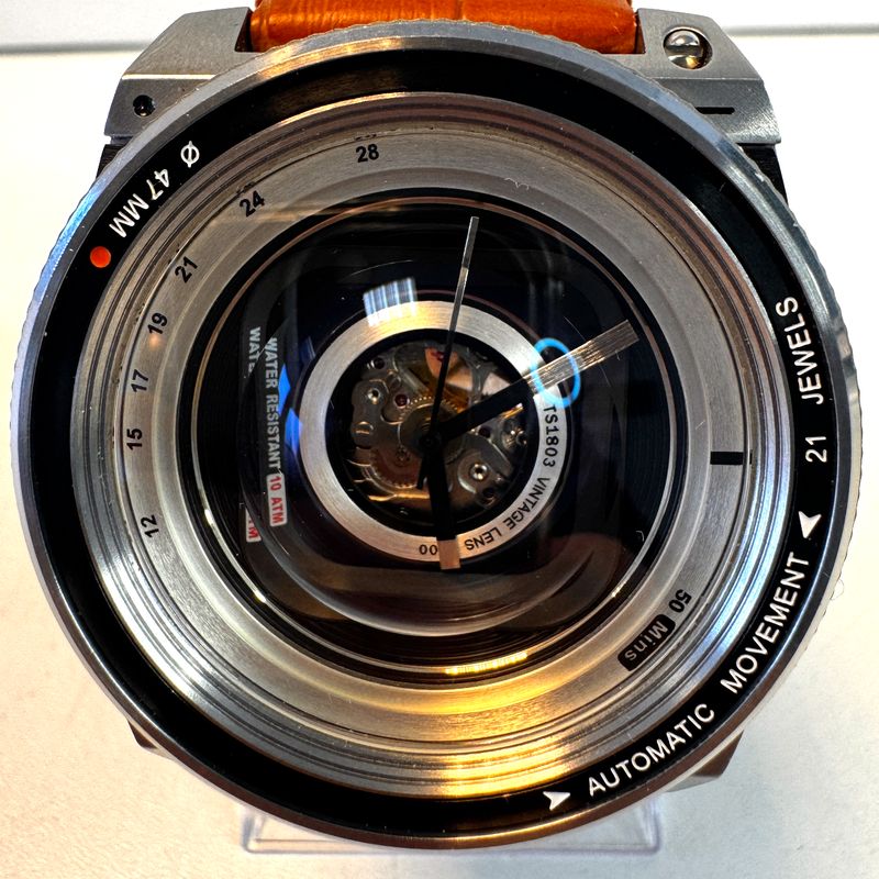 TACS TS1803 Vintage Lens Herenhorloge | NIEUWE Band