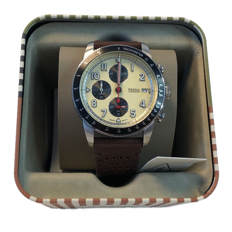 Fossil FS6042 Mannen Horloge Bruin | Ongedragen