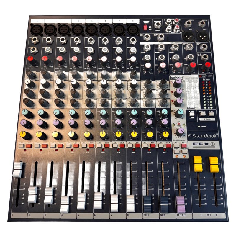Soundcraft EFX 8 | 8-kanaals mixer | Zeer Nette Staat