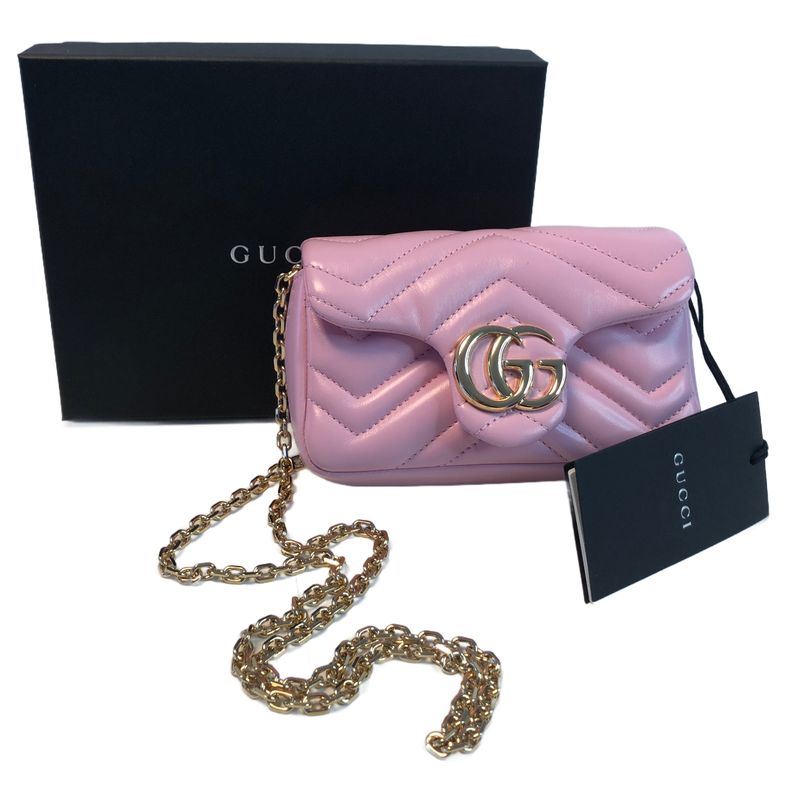 Gucci GG Marmont mini shoulder bag Roze | Ongedragen!