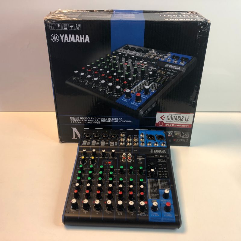 Yamaha MG10XU 8 Kanaals Mixer | NIEUWSTAAT!