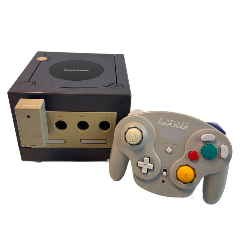 Nintendo Gamecube Paars + Wavebird controller | Nette Staat