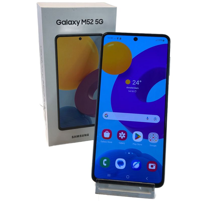 Samsung Galaxy M52 5G 128GB Wit | Gebruikt