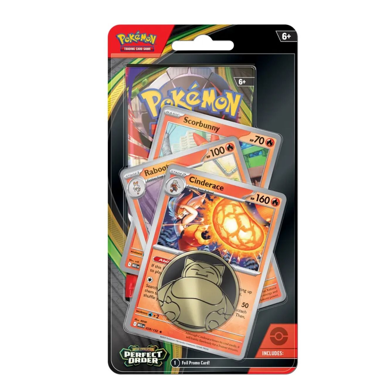 Pokémon: Perfect Order - Premium Checklane Blister Cinderace