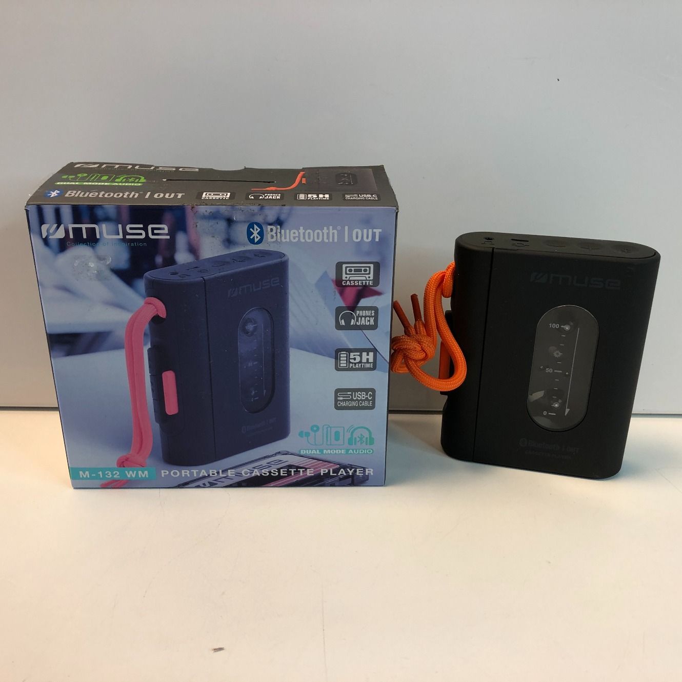 Muse Bluetooth Portable Cassette player | In doos