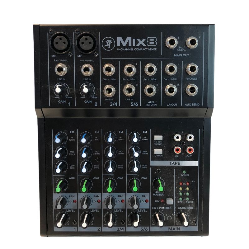 Mackie Mix8 8-channel Mixer | Nette Staat