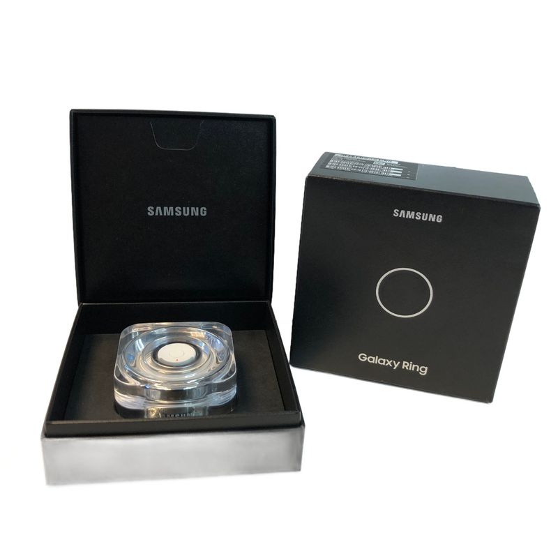 SAMSUNG Galaxy Ring Titanium Silver Maat 6 | Nieuwstaat