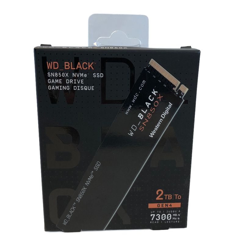 WD Black SN850X (zonder heatsink) 2TB | NIEUW in doos
