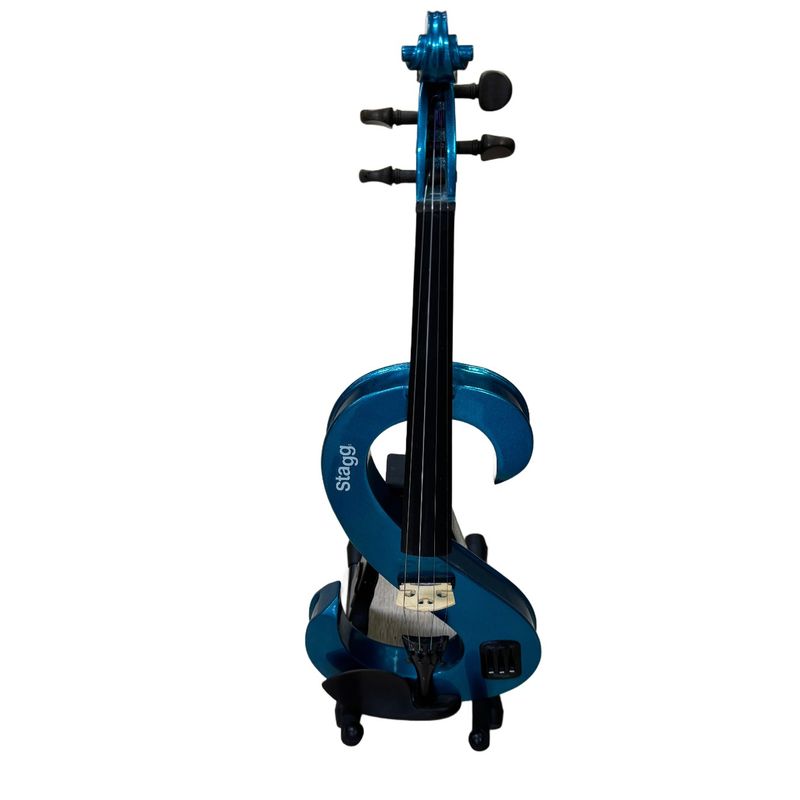 Stagg Elektrische Viool blauw 4/4 | Nette staat