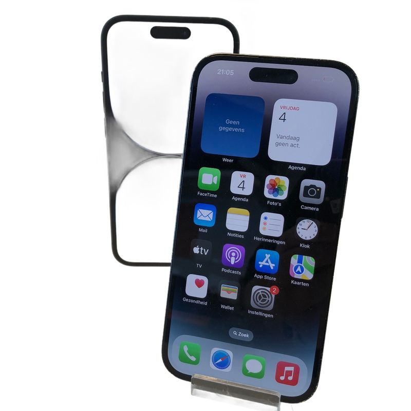 Apple iPhone 14 Pro 128GB Zwart | 100% | Gebruikt