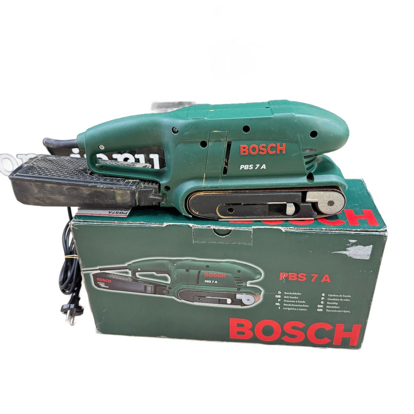 Bosch PBS 7 A Bandschuurmachine | Nette Staat
