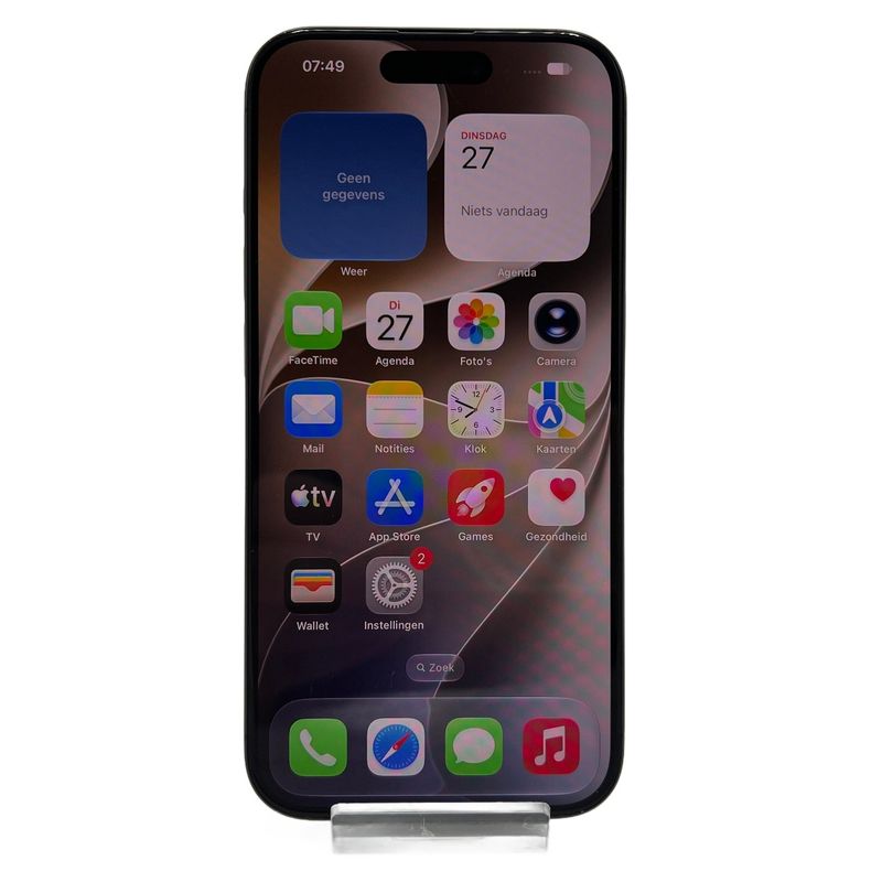 Apple iPhone 15 Pro 128GB Zwart | 97% | Nette staat
