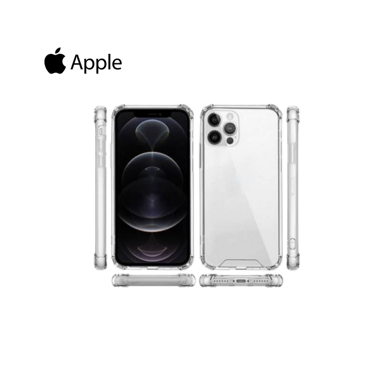 Coque de Protection en TPU Transparente Antichoc pour iPhone 11, 12, 13, 14, 15, 16