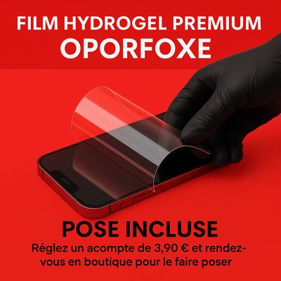 Film Hydrogel Premium OPORFOOXE - Pose incluse en boutique Film Hydrogel Premium OPORFOOXE - Pose incluse en boutique