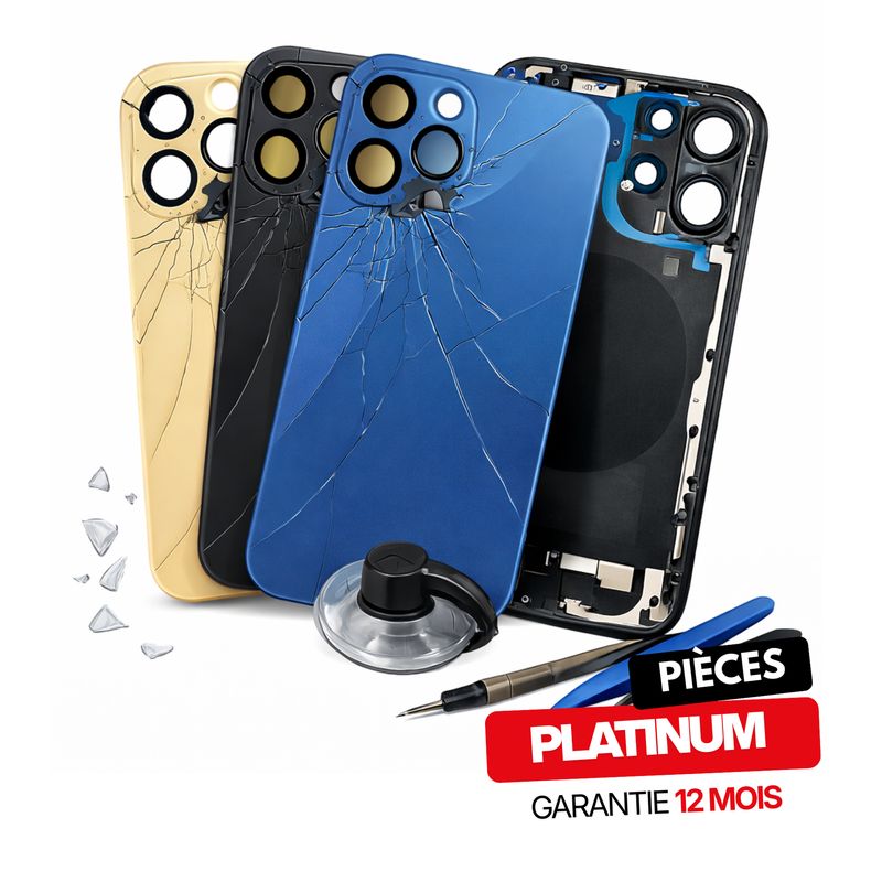 Réparation Vitre arrière Platinum - iPhone 13 Mini
