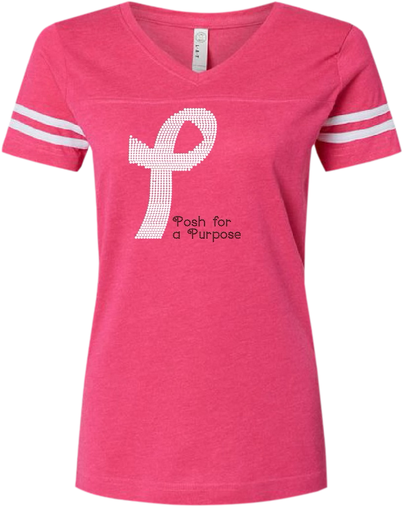 Posh for a Purpose "BLING" T-Shirt (Bedazzled)