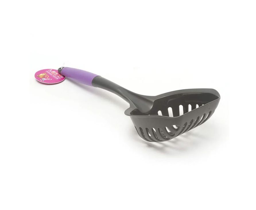 Messy Cats Extra Long Purple Litter Box Scoop