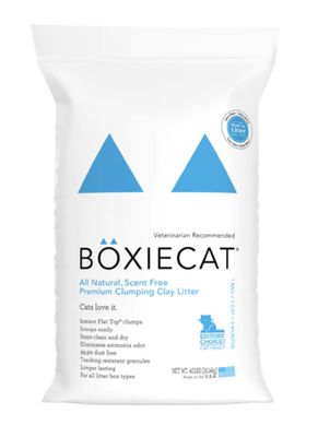 Boxiecat  All Natural, Scent Free Clay Litter 40lb