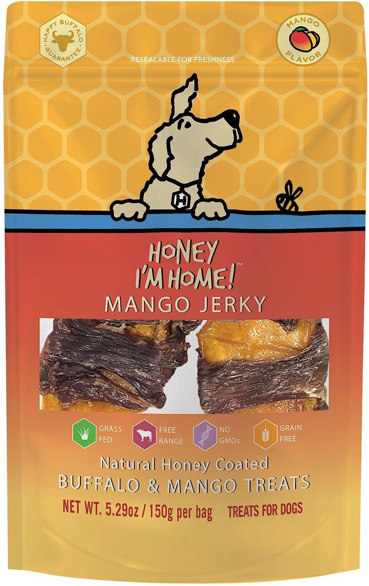 Honey I&#39;m Home Mango Buffalo Jerky 5.29oz