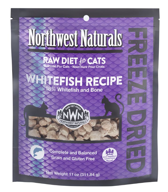 Northwest Naturals Freeze Dried Whitefish Recipe Cat Food 11oz