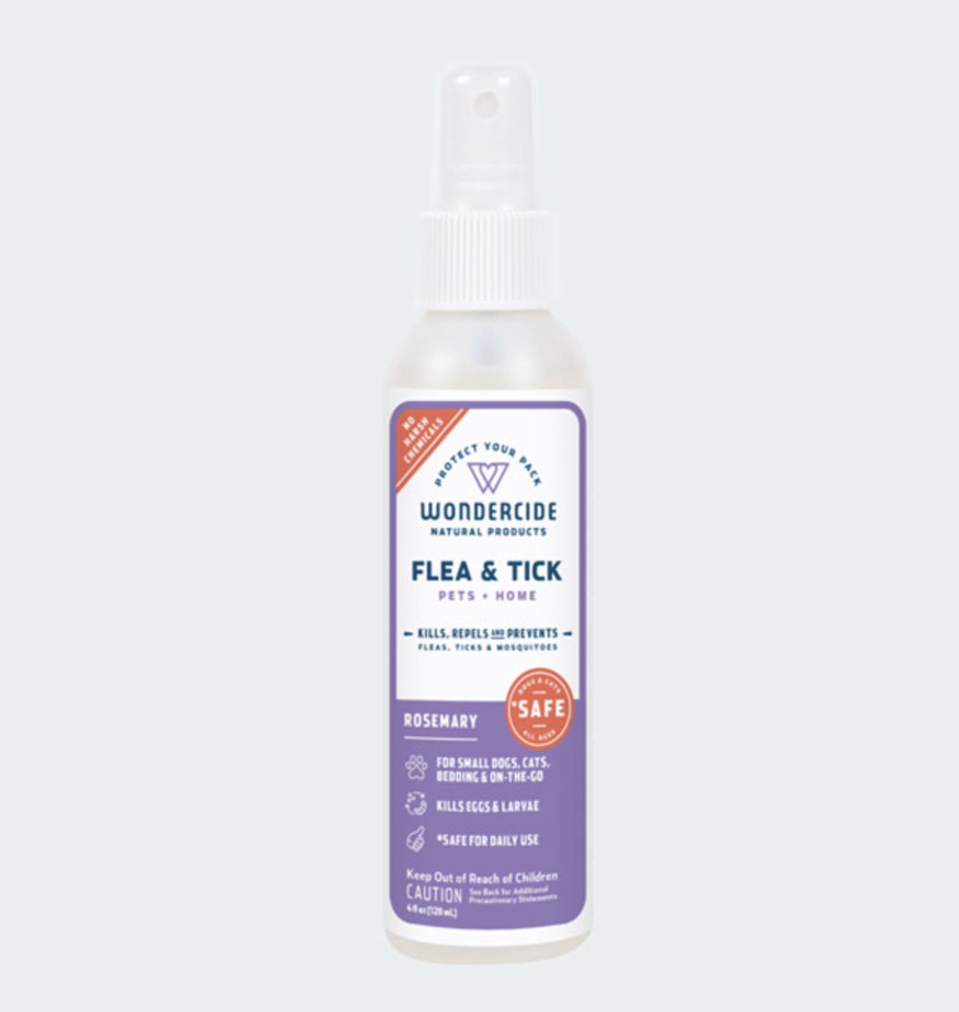 Wondercide Flea &amp; Tick Spray for Pets and Home Rosemary Scent 4oz