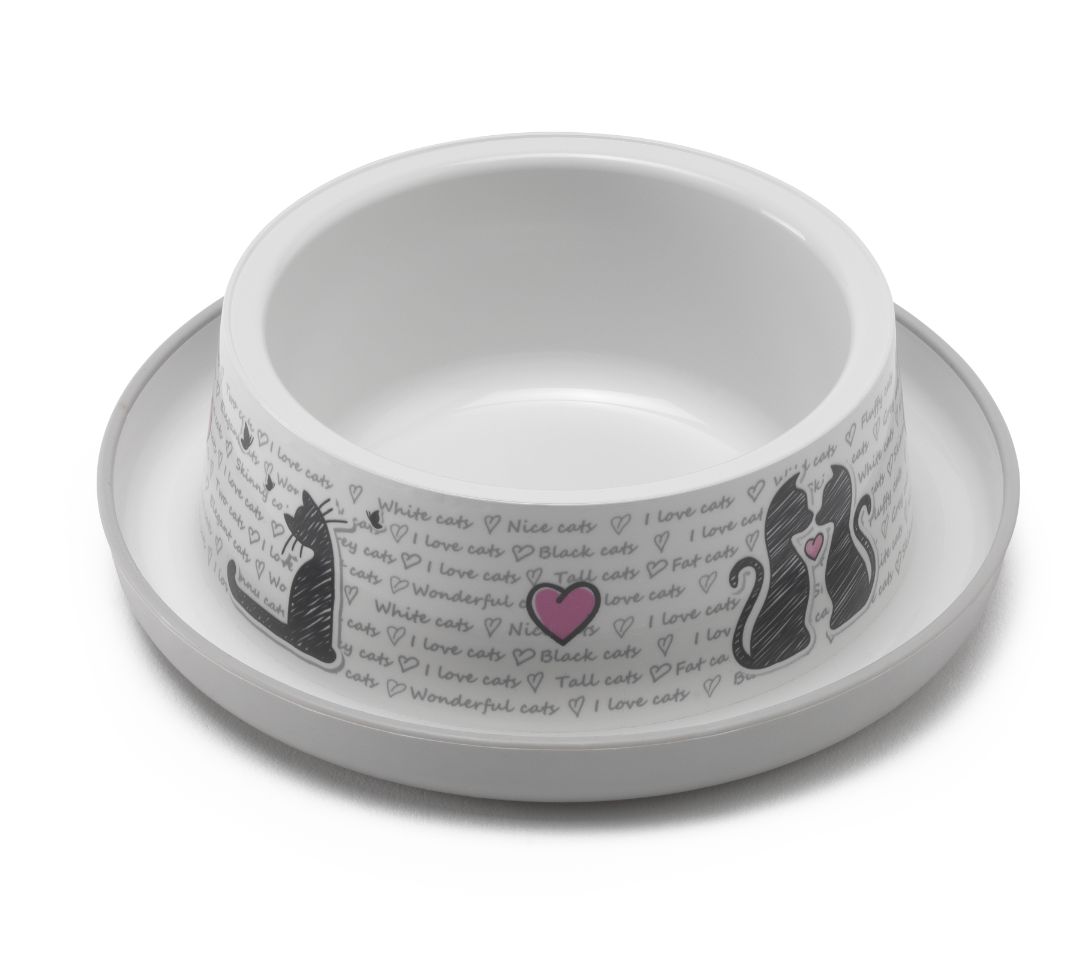 Moderna Cats in Love Food Bowl 1.5 Cup