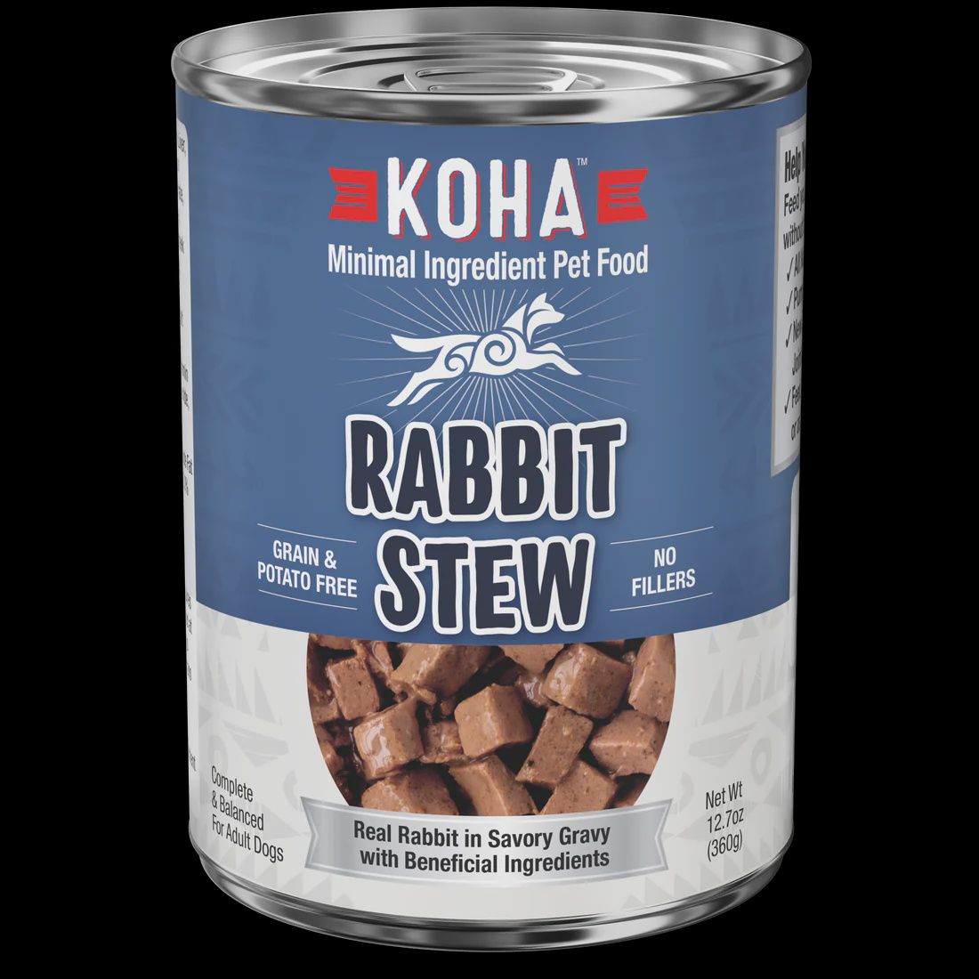 Koha Rabbit Stew Canned Dog Food 12.7oz