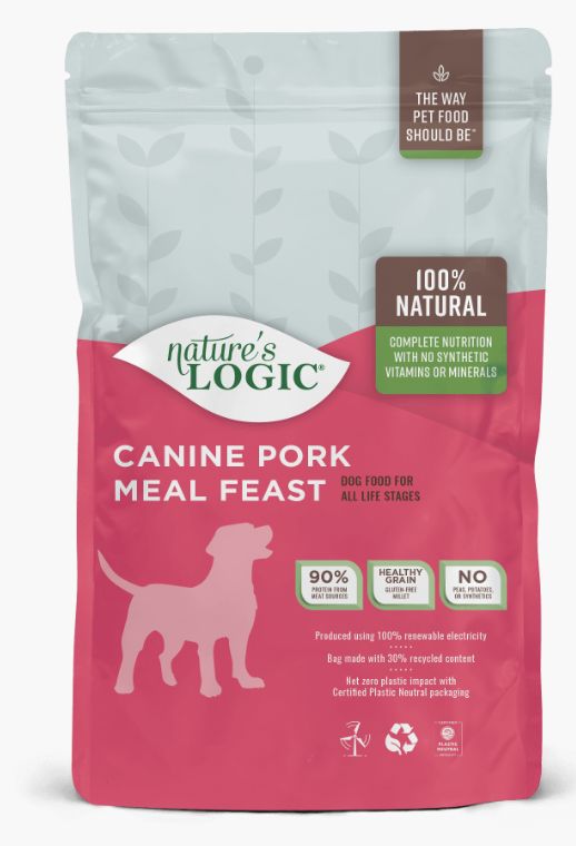 Nature&#39;s Logic Pork Meal Feast Dog Food 13 lb