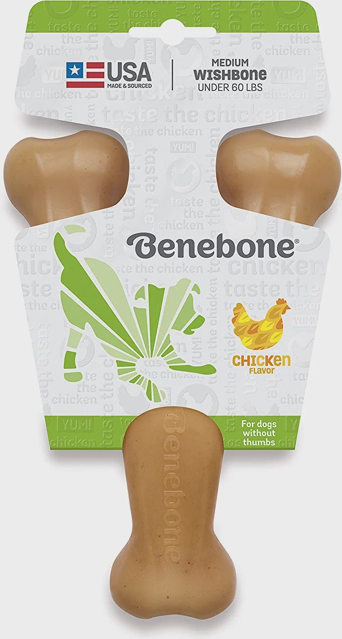 Benebone Chicken Flavored Wishbone Chew Toy Medium