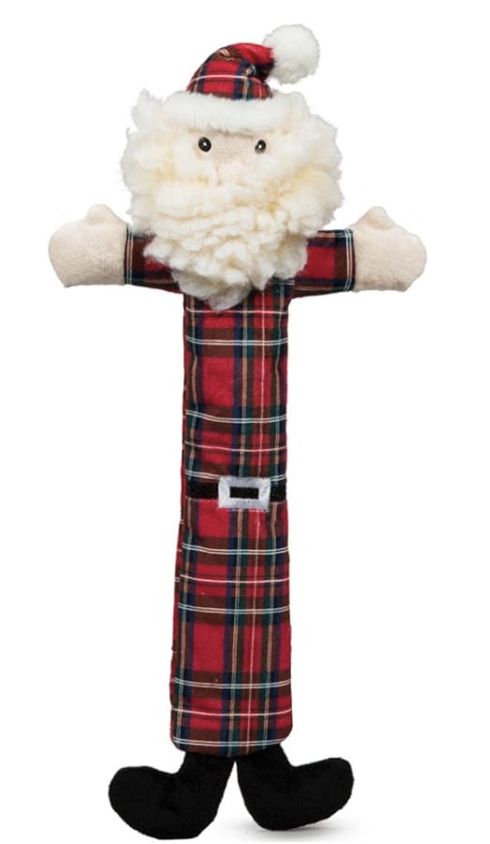 Hugglehounds Christmas Long Santa Dog Toy