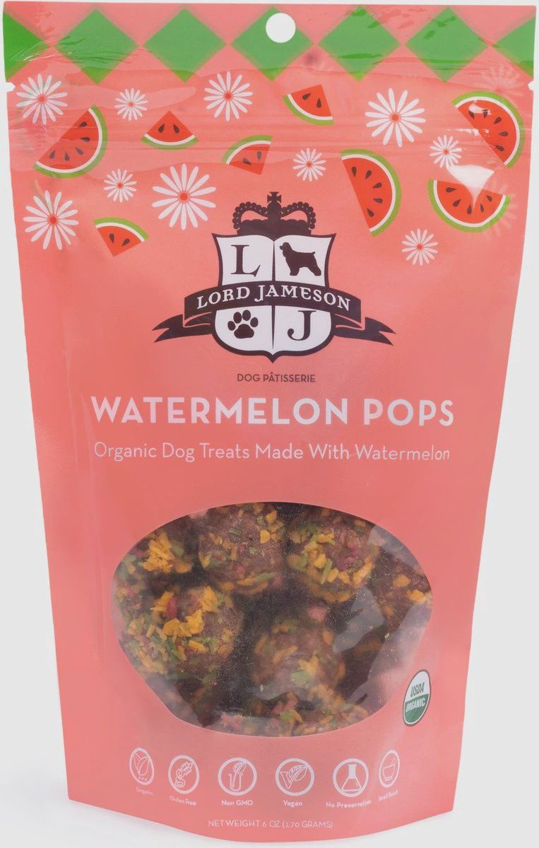 Lord Jameson Watermelon Pops Dog Treats 6oz