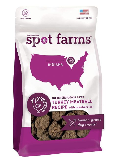 Spot Farms Turkey Meatballs with Cranberry Dog Treats 12.5oz