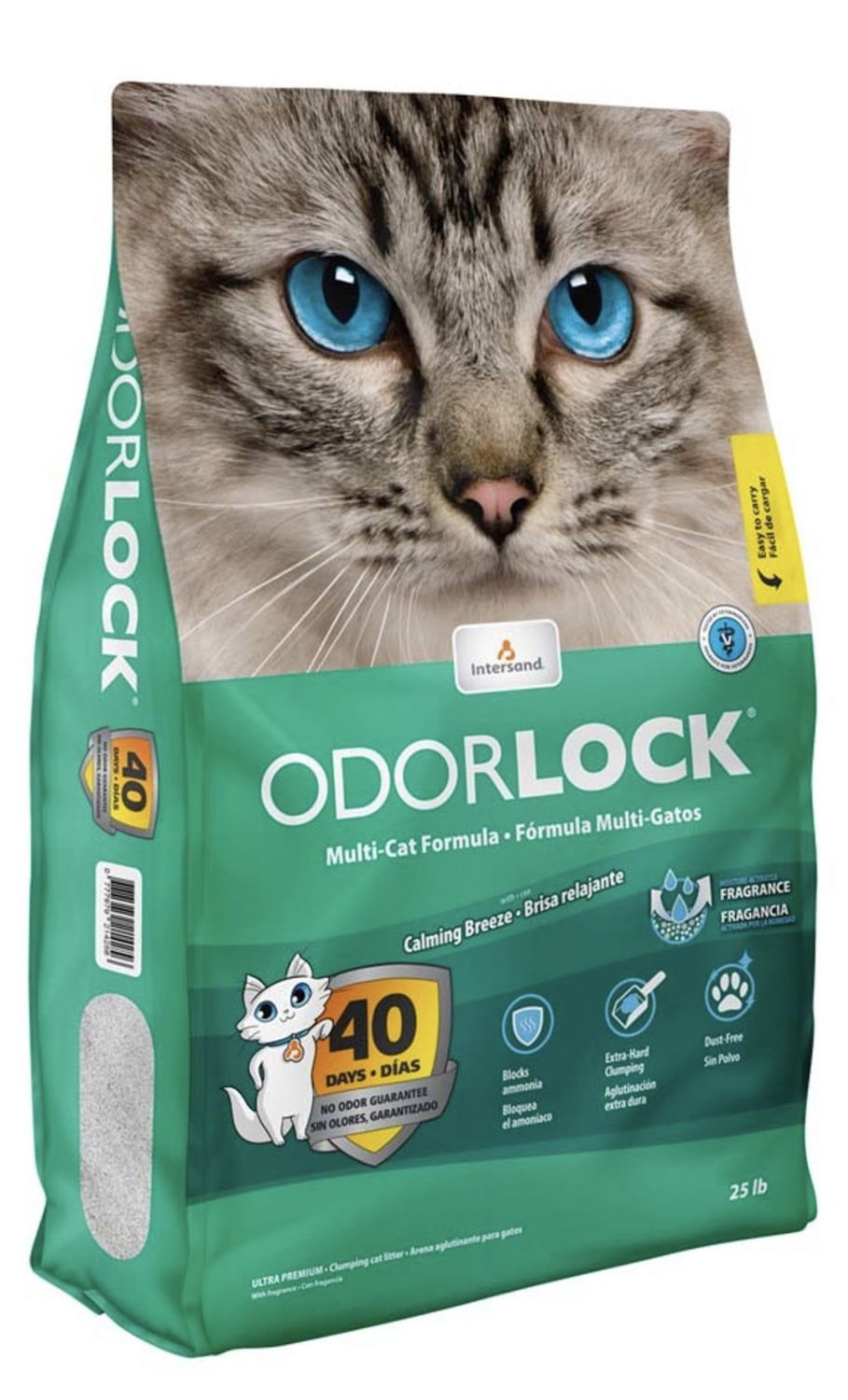 Intersand OdorLock Clumping Cat Litter Calming Breeze Scented 13lb