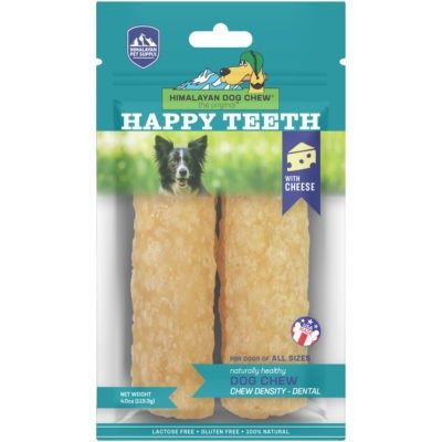 Himalayan Happy Teeth with Cheese Dog Chew 2 Count