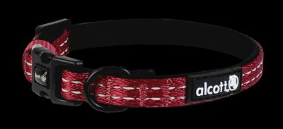 Alcott Adventure Dog Collar Bright Red - Extra Small