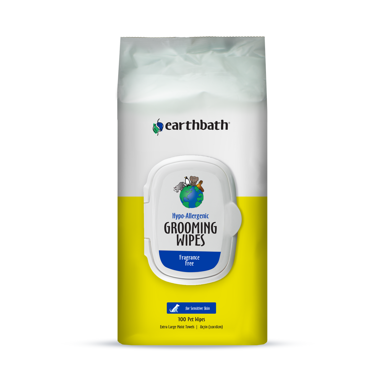 Earthbath Hypo-Allergenic Grooming Wipes 100Count