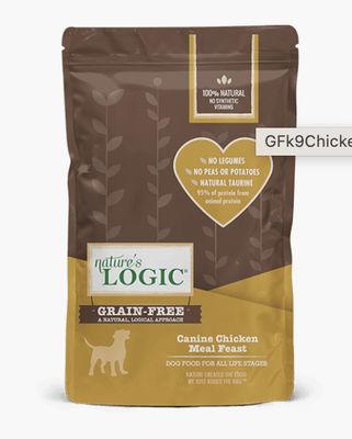 Nature’s Logic Grain Free Chicken Meal Feast Dog Food 4.4lb