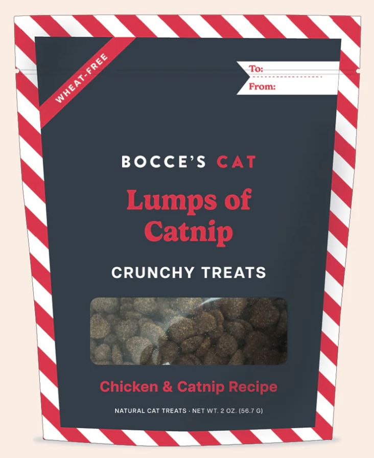 Bocce&#39;s Bakery Lumps of Catnip Crunchy Cat Treats 2oz