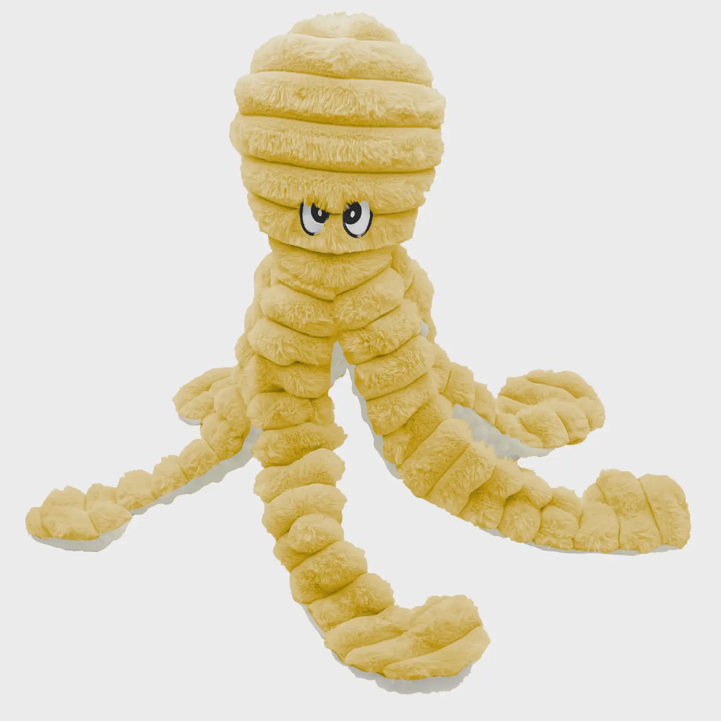 PetLou 26&quot; Yellow King Octopus Plush Dog Toy