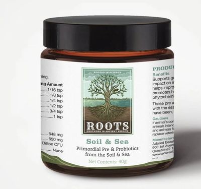 Adored Beast Roots -  Soil and Sea Pre and Probiotics 40g